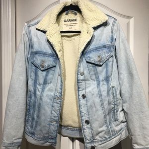 Jean Jacket with Sherpa Lining